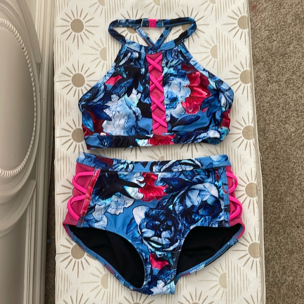 Oh La La CL floral set (top and briefs)